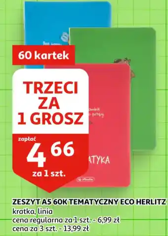 Zeszyt A5 60K Tematyczny Eco Herlitz