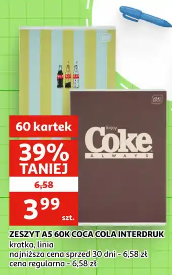 Zeszyt A5 60K Coca Cola Interdruk