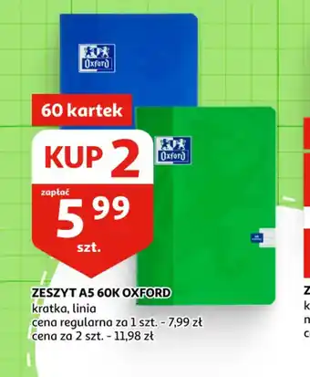 Zeszyt A5 60K Oxford