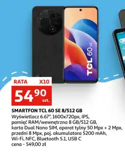 Auchan SMARTFON TCL 60 SE oferta
