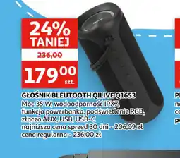 Auchan Głośnik Bluetooth Qilive Q1653 oferta