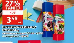 Auchan Klej w sztyfcie znikający Bambino oferta