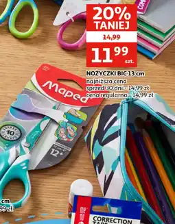 Auchan NOŻYCZKI BIC 13 cm oferta