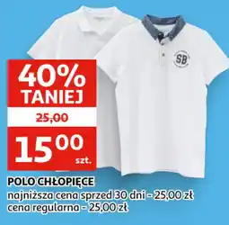 Auchan POLO CHŁOPIĘCE oferta