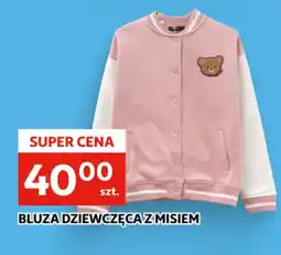 Auchan Bluza Dziewczęca z Misiem oferta