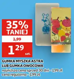 Auchan Gumka Myszka Astra lub Gumka Owocowa oferta