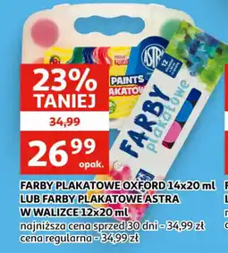 Auchan Farby Plakatowe Oxford lub Farby Plakatowe Astra oferta