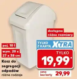 Kaufland Kosz do segregacji odpadów oferta