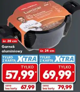 Kaufland Garnek aluminiowy Luminar EcoLumia powłoka ceramiczna oferta