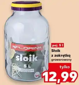 Kaufland Słoik z zakrętką grawerowany oferta