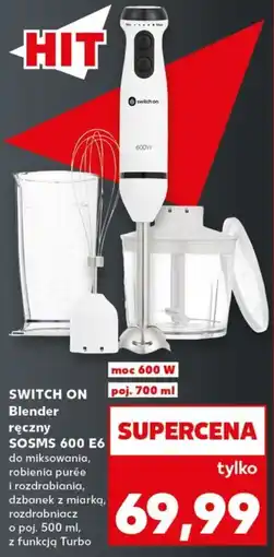 Kaufland Switch On Blender ręczny SOSMS 600 E6 oferta