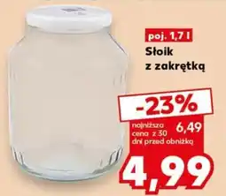 Kaufland Słoik z zakrętką oferta