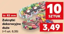 Kaufland Zakrętki dekoracyjne duże oferta