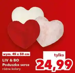 Kaufland LIV & BO Poduszka serce oferta