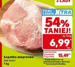 Kaufland Łopatka wieprzowa bez kości oferta