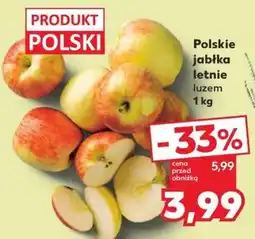 Kaufland Polskie jabłka letnie oferta