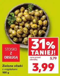 Kaufland Zielone oliwki z migdałami oferta