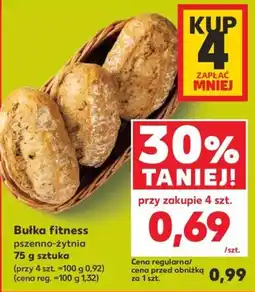 Kaufland Bułka fitness pszenno-żytnia oferta
