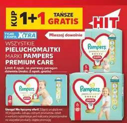 Kaufland Pieluchomajtki Pampers Premium Care oferta