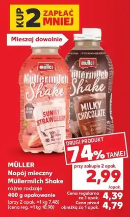 Kaufland Müller Napój mleczny Müllermilch Shake oferta