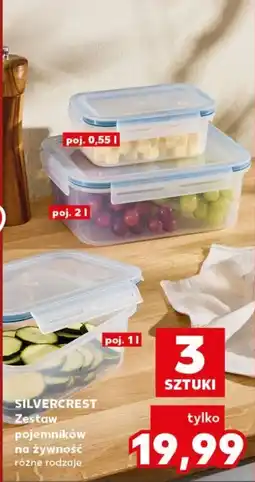 Kaufland Silvercrest Zestaw pojemników na żywność oferta