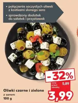 Kaufland Oliwki czarne i zielone z serem oferta