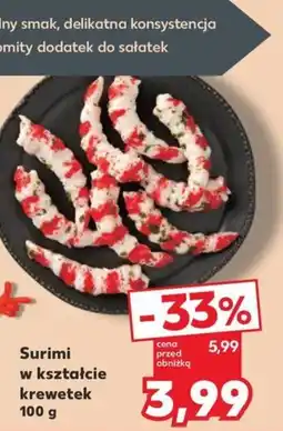Kaufland Surimi w kształcie krewetek oferta