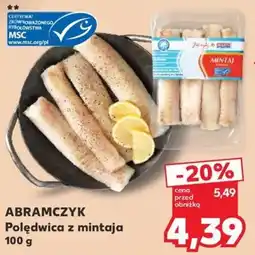 Kaufland Abramczyk Polędwica z mintaja oferta