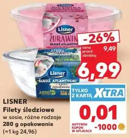 Kaufland Lisner Filety śledziowe oferta