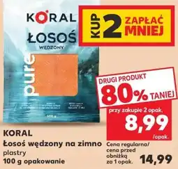 Kaufland Koral Łosoś Wędzony na zimno oferta