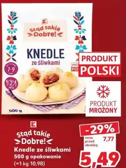 Kaufland Knedle ze śliwkami oferta