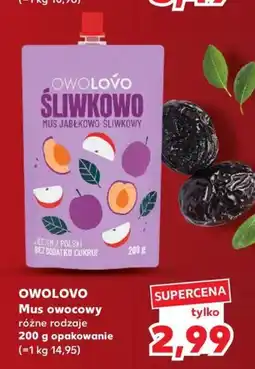 Kaufland OwoLOVO Mus owocowy różne rodzaje oferta