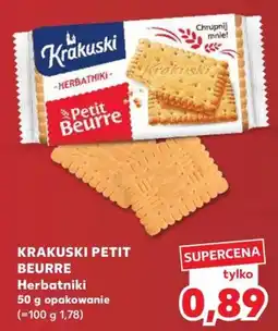 Kaufland Krakuski Petit Beurre Herbatniki oferta