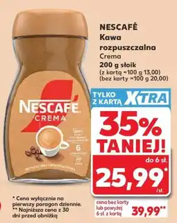 Kaufland NESCAFE Kawa rozpuszczalna Crema oferta