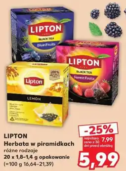 Kaufland LIPTON Herbata w piramidkach oferta