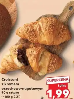 Kaufland Croissant z kremem orzechowo-nugatowym oferta