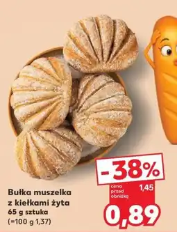 Kaufland Bułka muszelka z kiełkami żyta oferta