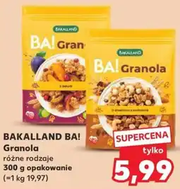 Kaufland BAKALLAND BA! Granola oferta