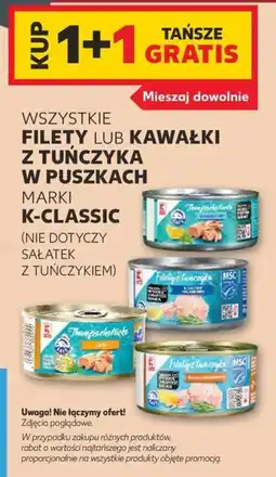 Kaufland Filety z tuńczyka K-Classic oferta