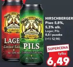 Kaufland HIRSCHBERGER Pils Limited Edition oferta