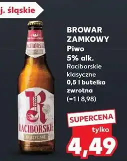 Kaufland Browar Zamkovy Piwo 5 alk. oferta