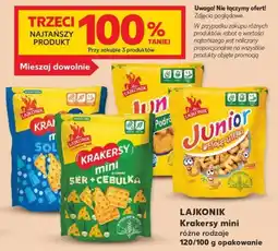 Kaufland Krakersy mini Lajkonik oferta
