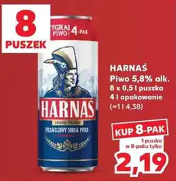 Kaufland Piwo Harnaś oferta