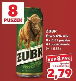 Kaufland Żubr Piwo oferta