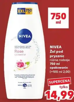 Kaufland NIVEA Żel pod prysznic Rose & A mand Oil oferta