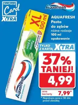 Kaufland AquaFresh Pasta do zębów oferta