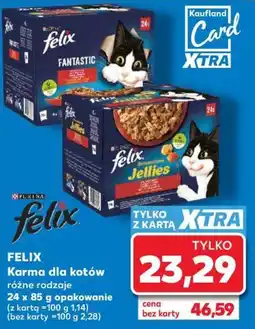 Kaufland FELIX Karma dla kotów oferta