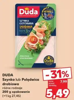 Kaufland DUDA Szynka lub Polędwica drobiowa oferta