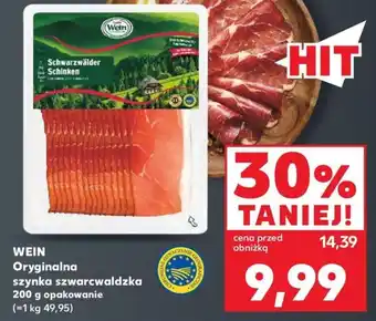 Kaufland WEIN Oryginalna szynka szwarcwaldzka oferta