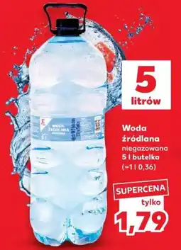 Kaufland Woda źródłana oferta